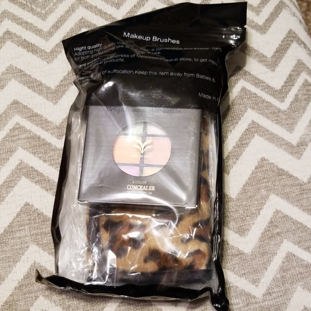 NWT Hua Mian Li Concealer & Brush Kit